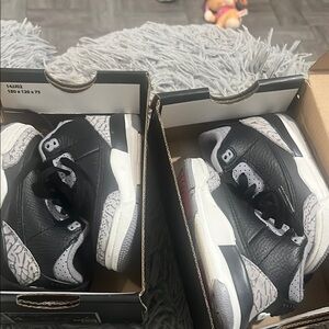 Kids Black and Gray Sneakers